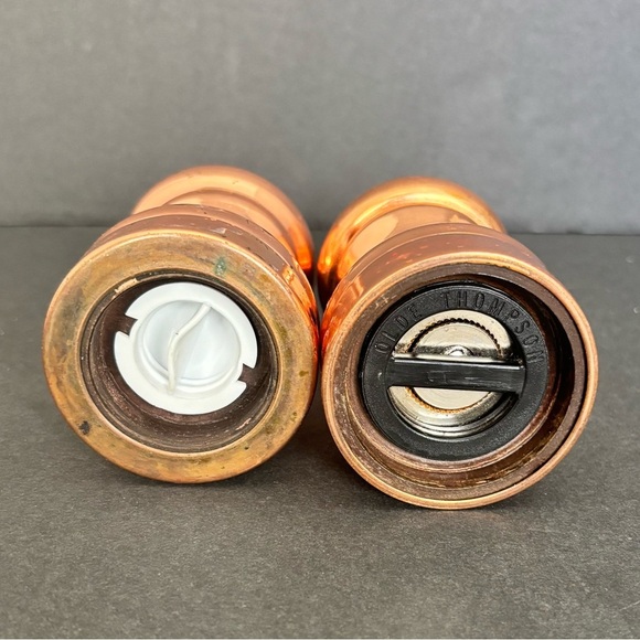 Olde Thompson Copper Tone Pepper Mill & Salt Shaker FRENCH COUNTRY FARMHOUSE - Picture 5 of 8